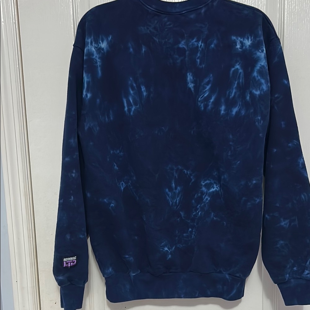 Insomniac LTD Men's Tie-Dye Sweater - Blue and Pink Size Medium - Picture 3 of 3